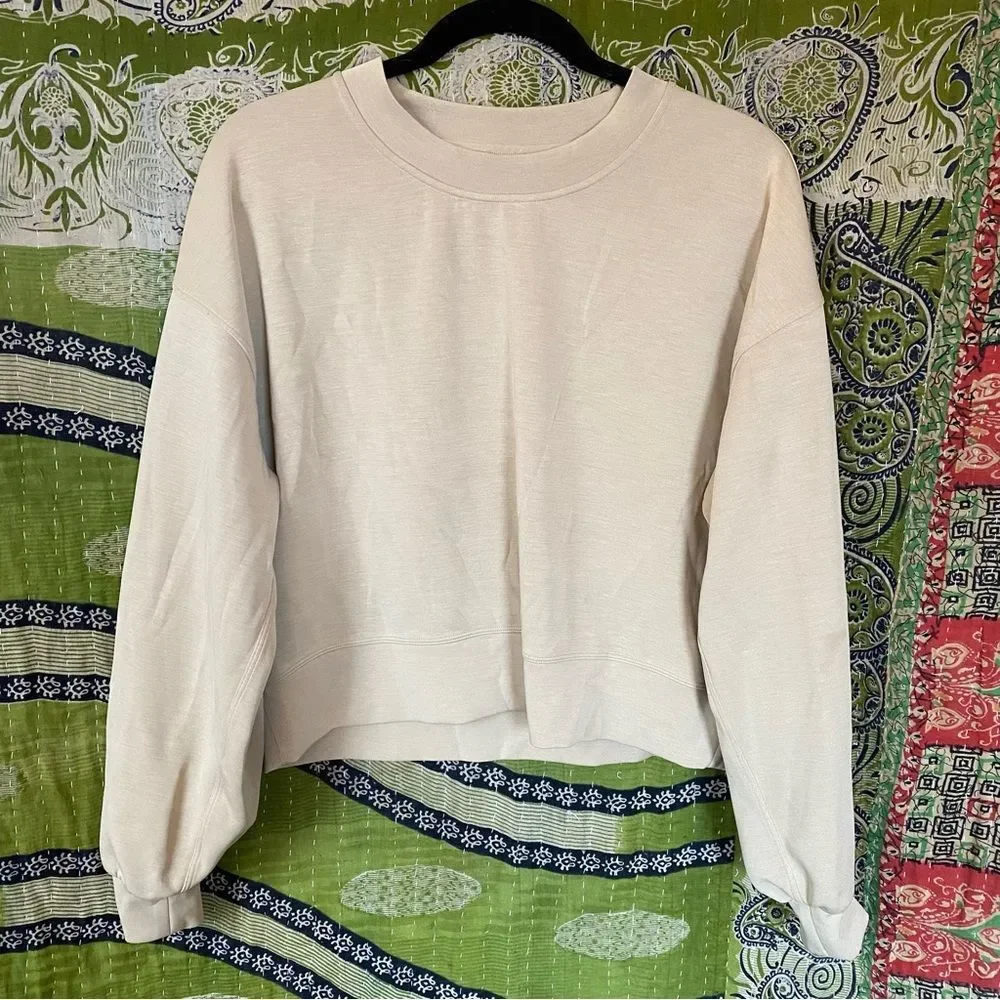 Lululemon Trench Perfectly Oversized Cropped Crew Softstreme Size 8
